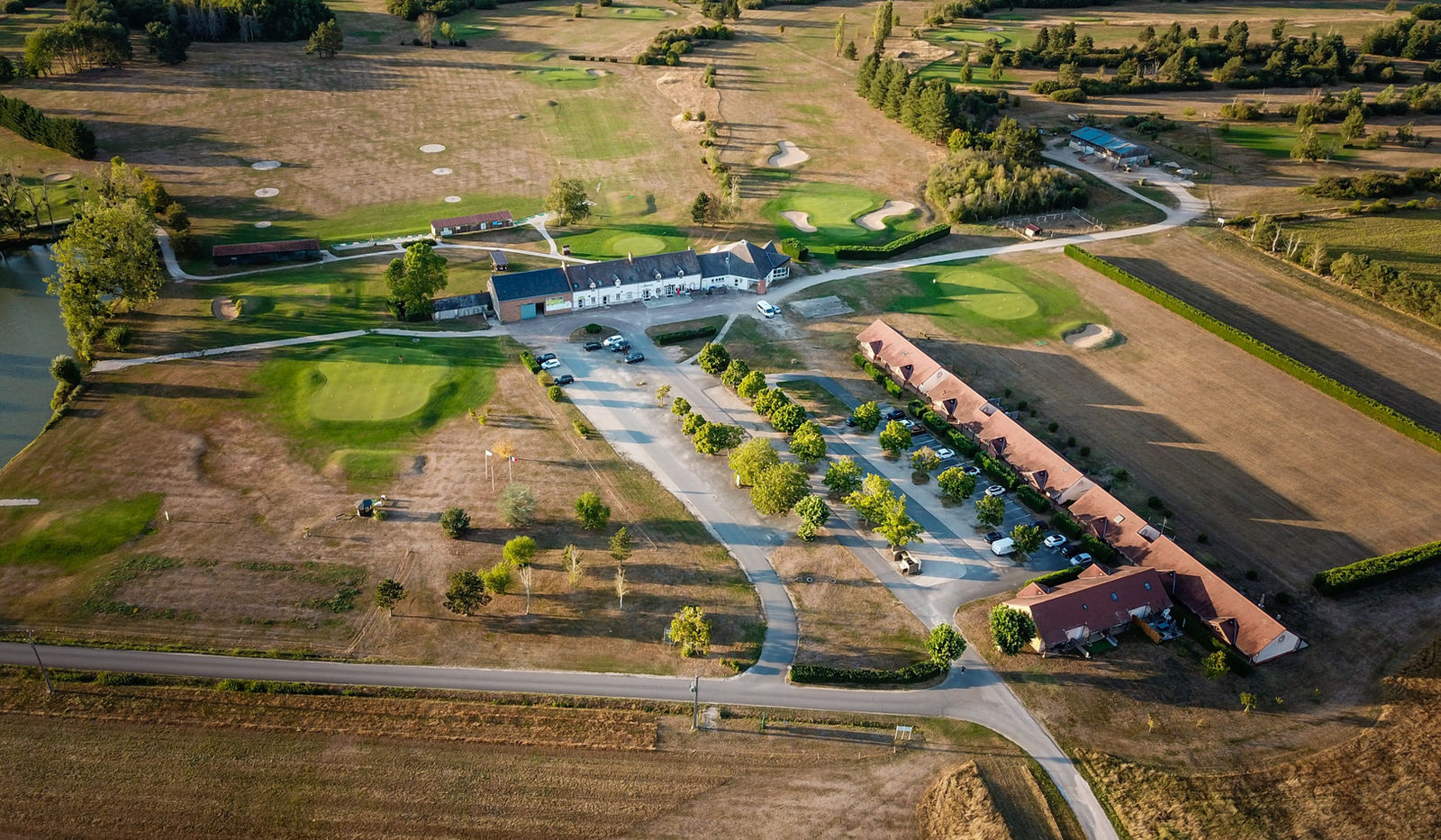 Vue aérienne du Golf de Marcilly-en-Villette